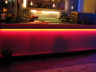 American bar della Capannina illuminato con le strisce a led RGB cambiacolore
